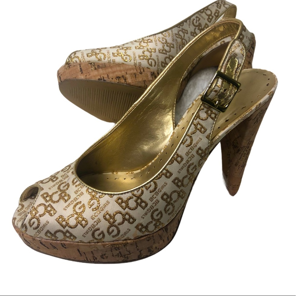 Bcbgirls platform shoes size 7